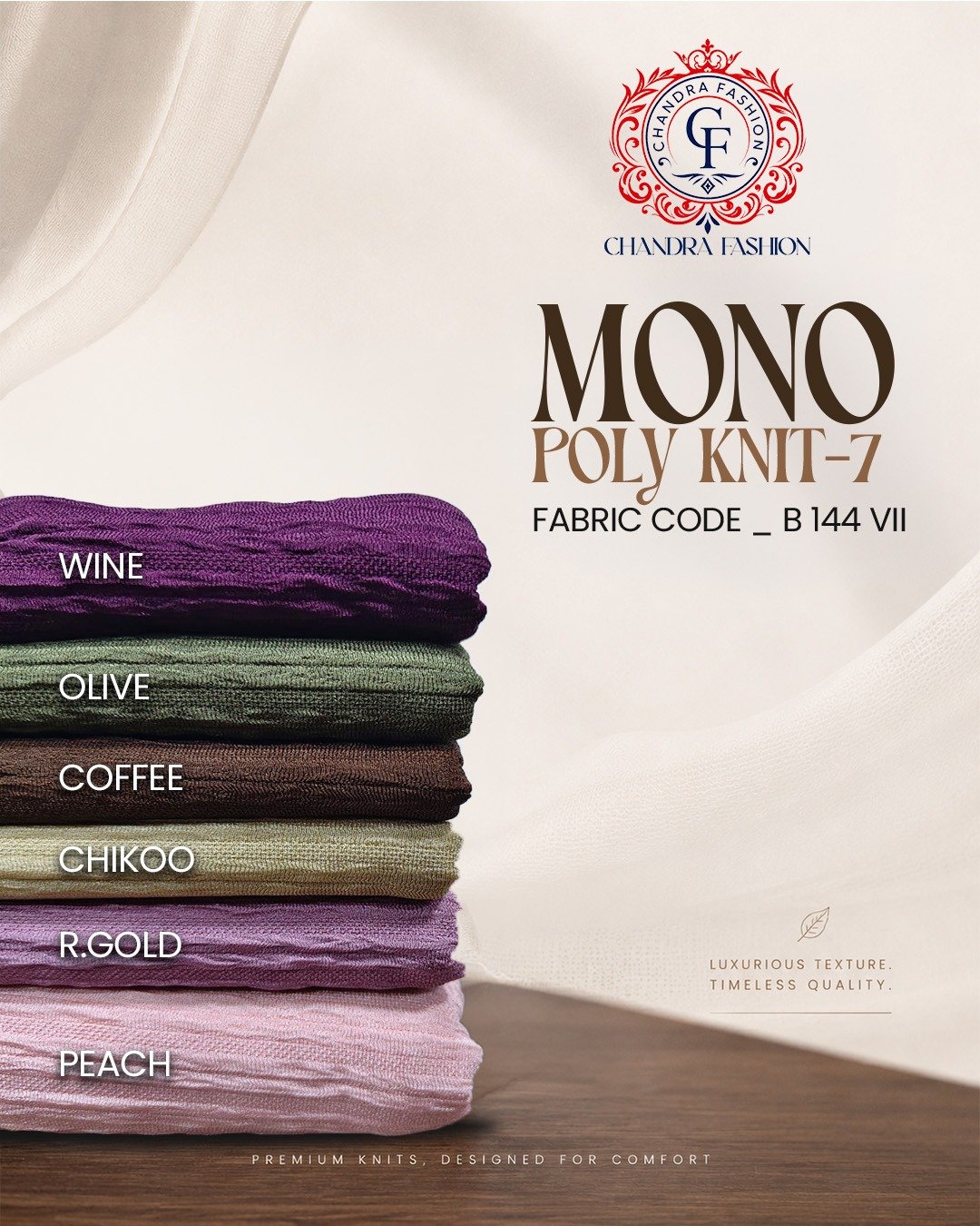 Monopoly Knitted Fabric
